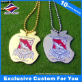 Gold Plated Custom Business Gift Dog Tag Colorful Enamel Metal Dog Tags